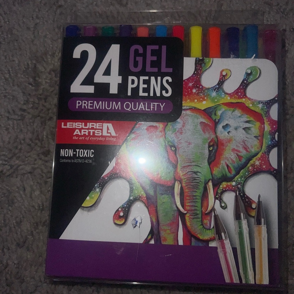 Leisure Arts 24 Gel Pens Set